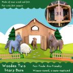 Wooden Two-Story Barn